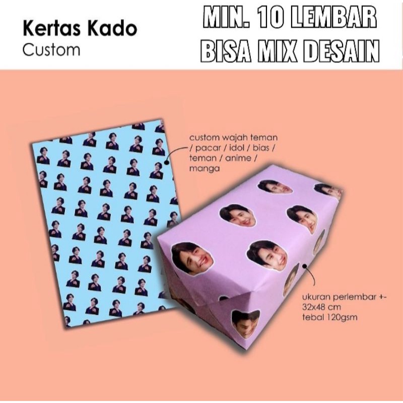

kertas kado custom