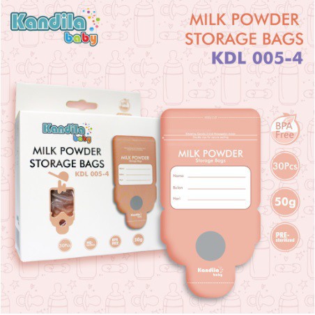 Kandila Baby Milk Powder Storage Container 50 gr kdl 005-4 / kotak kontainer susu bubuk bayi