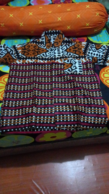 Dress Terbaru-maura Couple - Sania Ruffle Batik Couple Ori Ndoro Jowi Dnt Garansi Termurah Shopee