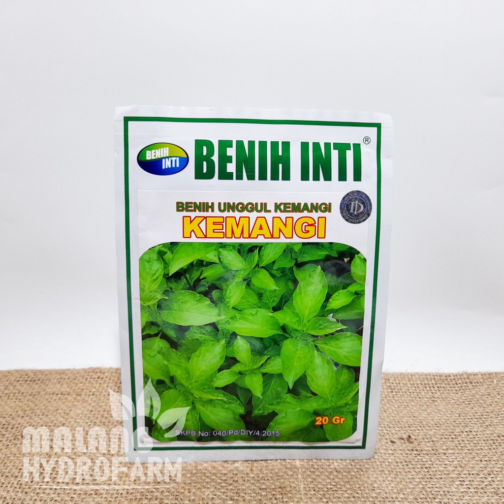 Benih Kemangi 20 gram unggul bibit inti hidroponik hydroponik anti virus cap panah merah anvi