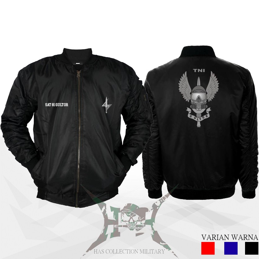 jaket bomber tni sat 81 gultor