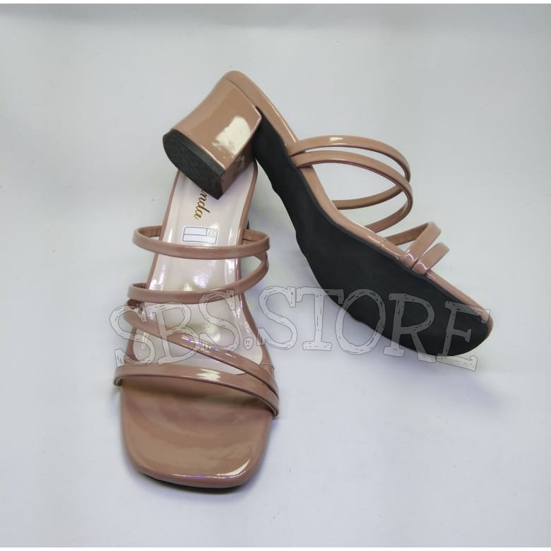 Sandal Wanita Terbaru Hak Tinggi 5cm/sandal pesta/sandal wedges wanita terbaru/sepatu wanita hak tahu