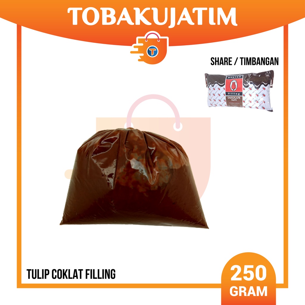 

(250 GR) TULIP FILLING cokelat isian kue roti