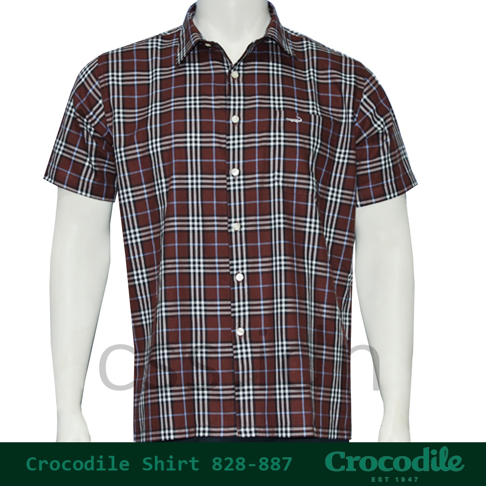 Kemeja Pria Lengan Pendek Crocodile 828-887