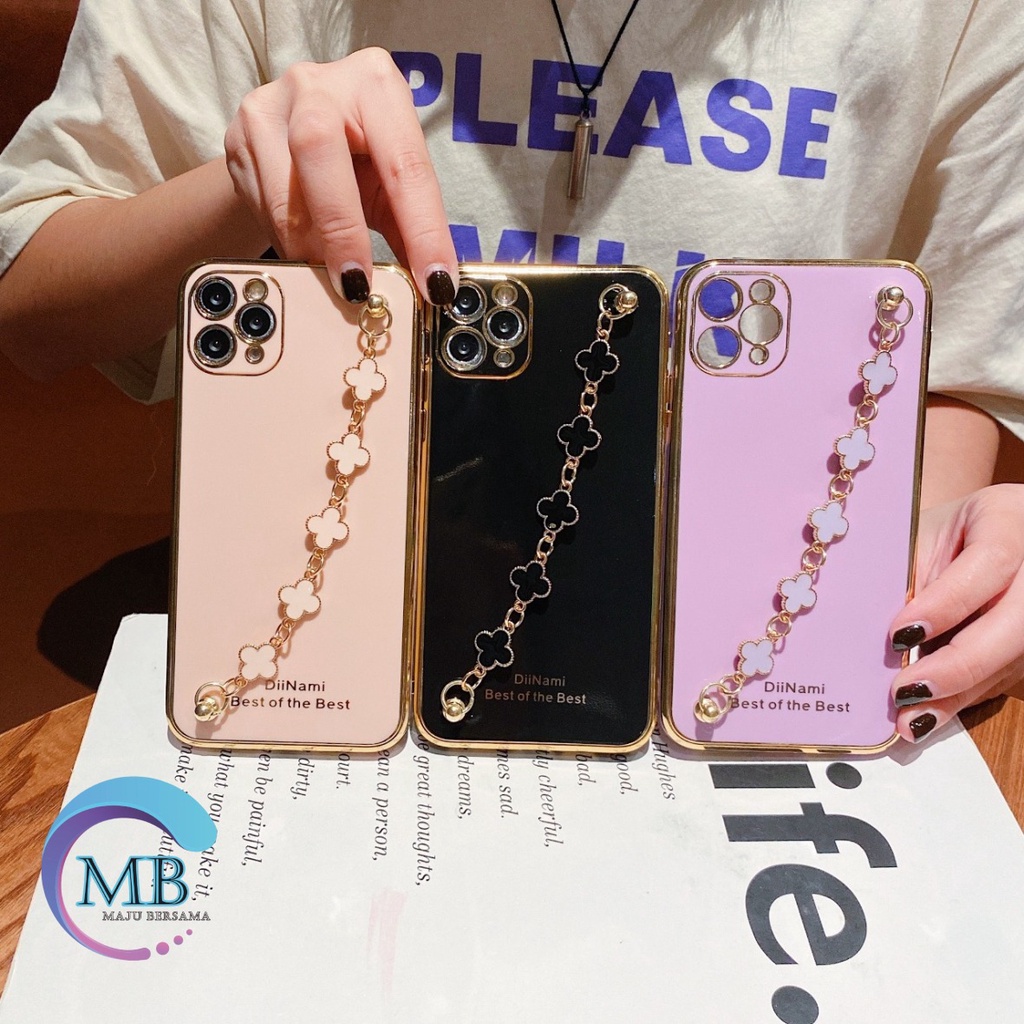 Y011 SOFTCASE SHINE PLATING CASE RANTAI DIINAMI REALME C1 C2 5 C11 C15 C20 C21 C25 C12 7i C17 MB2404