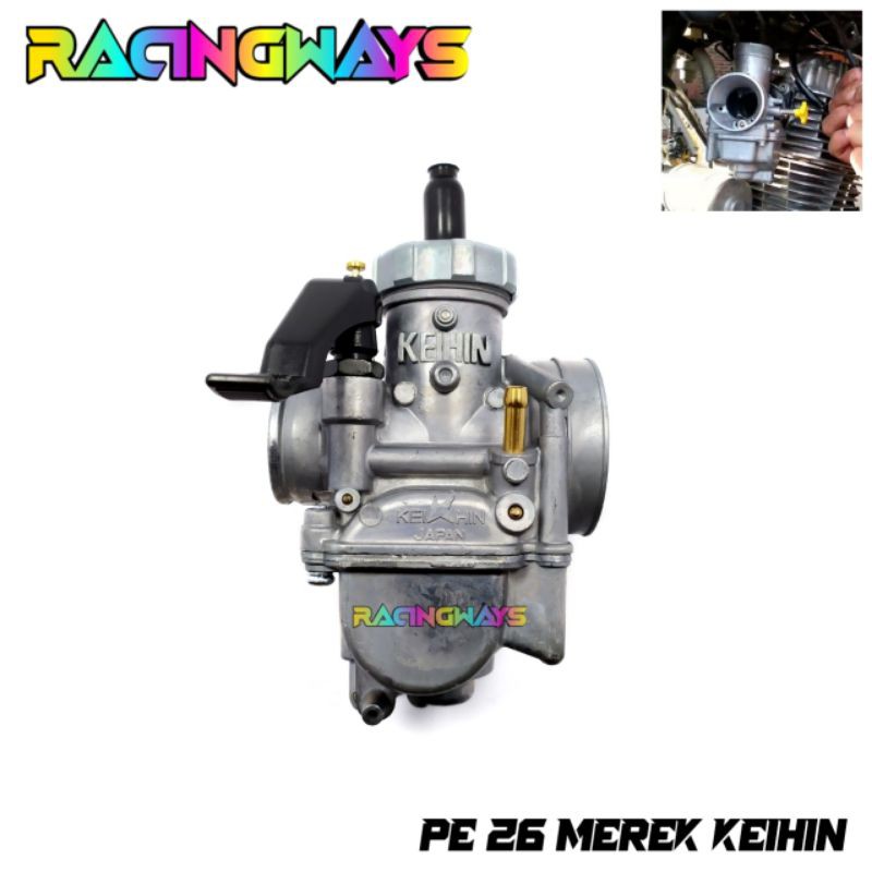 Karburator KEIHIN PE 24 PE 26 PE 28 / Karbu Carburator Pe24 Pe26 Pe28 Karbulator Universal Kode 115-3