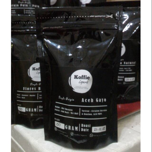 

Kopi Arabica Aceh Gayo Specialty 100 gr