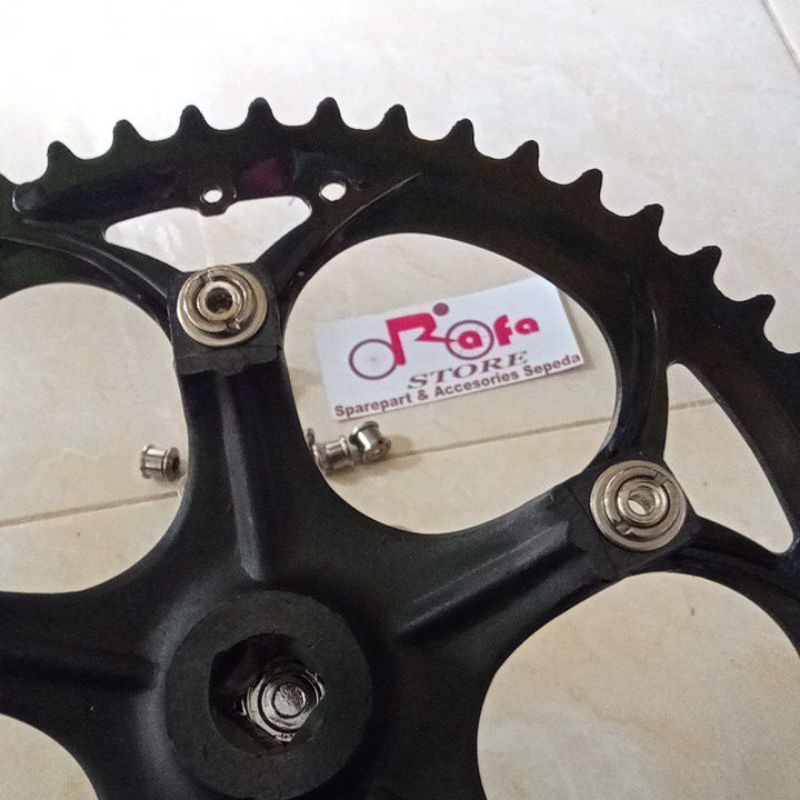 Ring untuk baut chainring sepeda, ring baut chainring