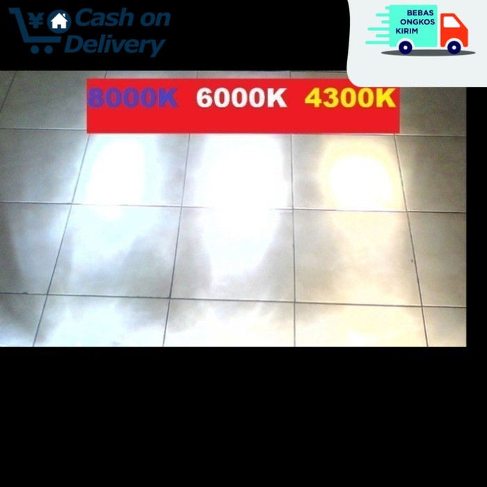 COD Hid Motor 4300k 6000k 8000k Lampu Depan Xenon TH4 H6 12v 35WATT