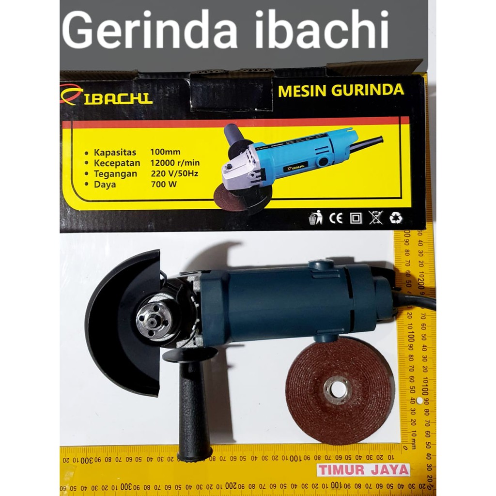 IBACHI Mesin GERINDA Tangan Angle Grinder Angle Gerinda tangan