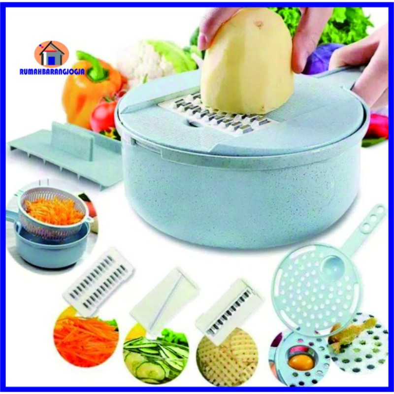 parutan serbaguna 12 in 1 Oval