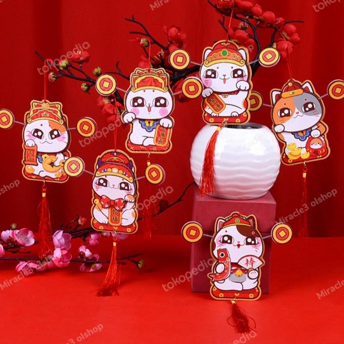 

=====] gantungan angpao lucky cat / gantungan angpao lucu