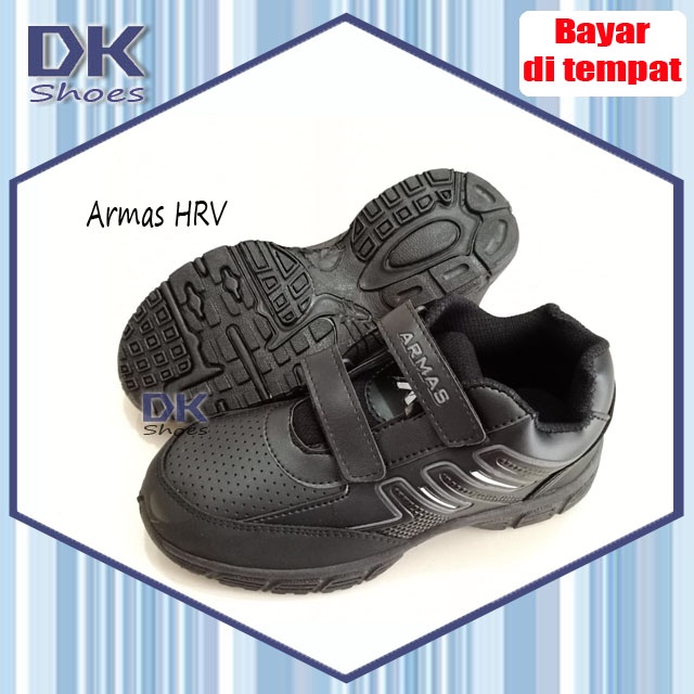 Sepatu Sekolah Armas HRV 30-37 / Sepatu Sekolah Hitam Anak Laki SD SMP SMA