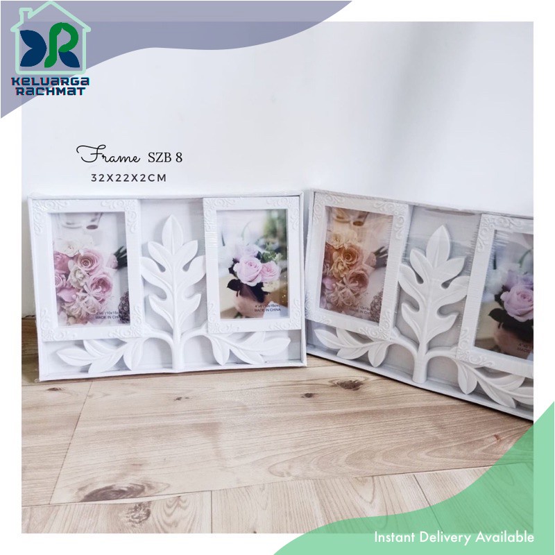 FRAME FOTO INFORMA PUTIH HITAM JK-36 SET BINGKAI MINIMALIS WALL DECOR