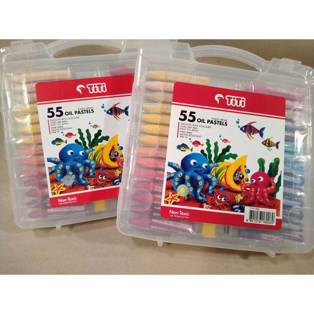 

ORI Crayon TITI 55 warna ASLI/Krayon/Oil Pastel