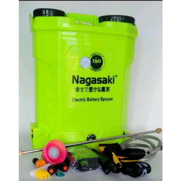 Murah Lebay Tangki Elektrik Nagasaki Original 16 Liter Sprayer Elektrik Nagasaki Lengkap