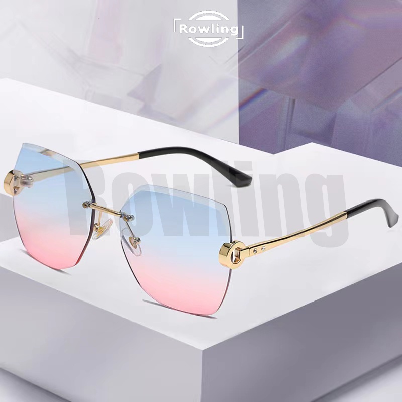 rowling (ka-148)Sunglasses  Kacamata Hitam Kotak No frame Women Sunglasses Titanium New Arrival Import Kacamata Fashion