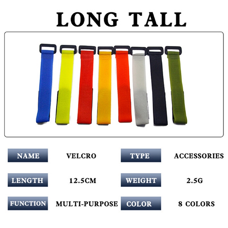 【Theredsunrisesiwy.id】10x Reusable Fishing Rod Tie Holder Strap Fastener Ties Fishing Tools Supply