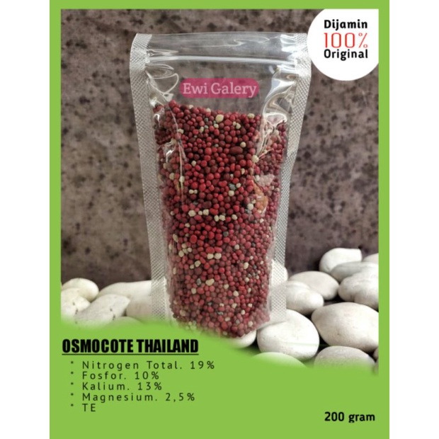 OSMOCOTE Merah ORI THAILAND. Bagus Untuk Tanaman "TERMURAH"
