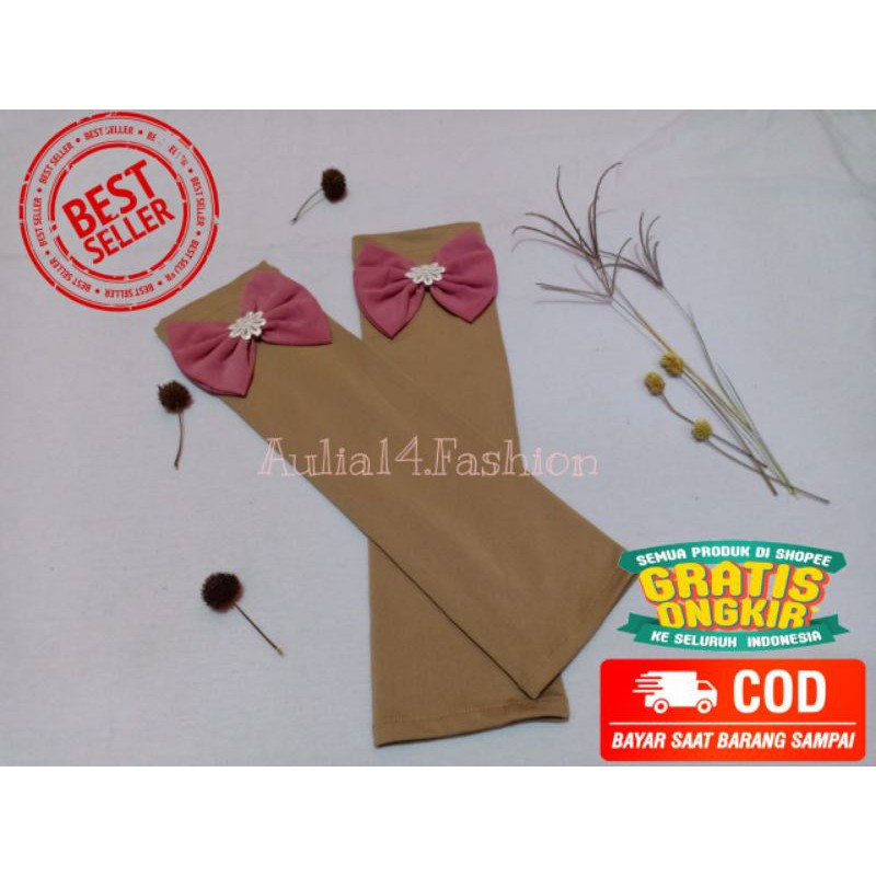 NEW MANSET JEMP0L PITA KOMBI FLOWER / manset tangan / manset / handsock / fashion muslim