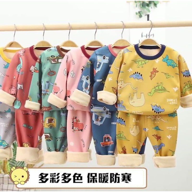 KIDS PREMIUM PAJAMAS FASHION SETELAN PIYAMA KATUN PREMIUM ANAK