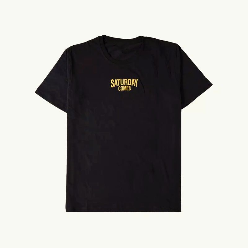 T-SHIRT KAOS DISTRO SATURDAY COMES COMBED 30 S