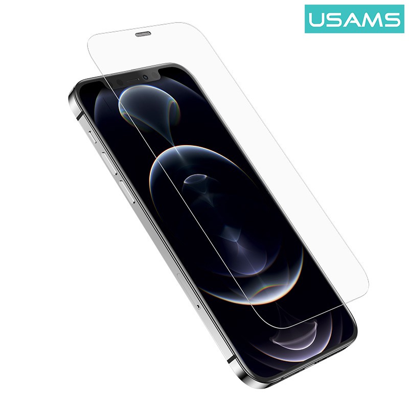 USAMS Tempered Glass Screen Protector With Dust Gauze for iPh 12 Mini/12/12 Pro/12 Pro Max