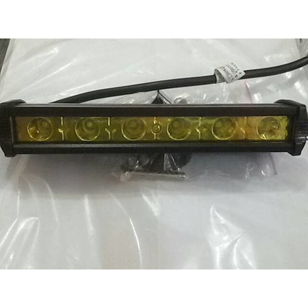 Lampu sorot SLIM STICK LED BAR CREE TEMBAK KUNING 6 MATA WORKLIGHT