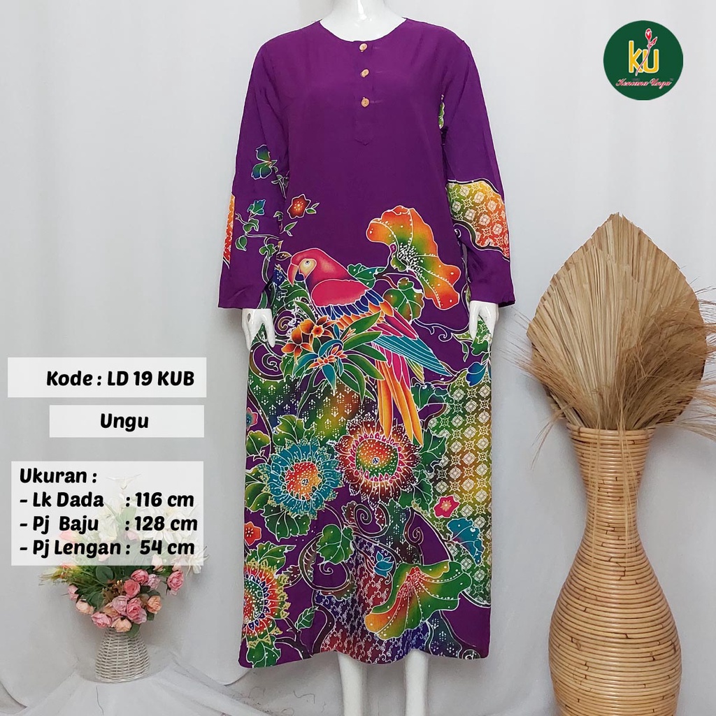 COD LD 20 KUB | DASTER PANJANG KENCANA UNGU ASLI LABEL BIRU | LongDress Wanita Lengan Panjang Busui ini-Ungu C