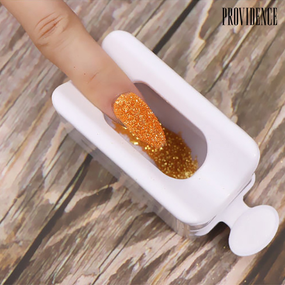 Providence Portable Dipping Powder Recycling Tray Nail Glitter Storage Box Manicure Tool