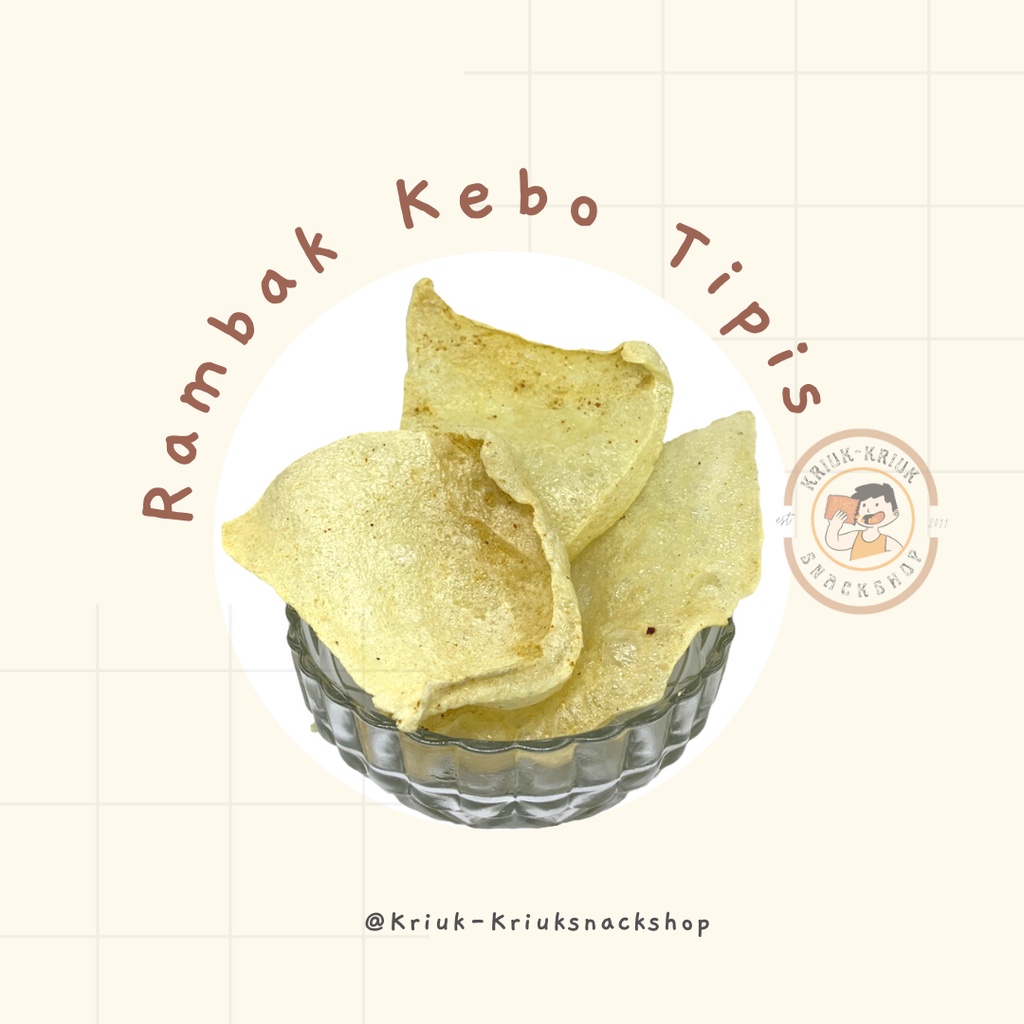 

KERUPUK RAMBAK //RAMBAK KEBO/RAMBAK KEBO TIPIS//KERUPUK KULIT//KRIUK-KRIUKSNACKSHOP MALANG