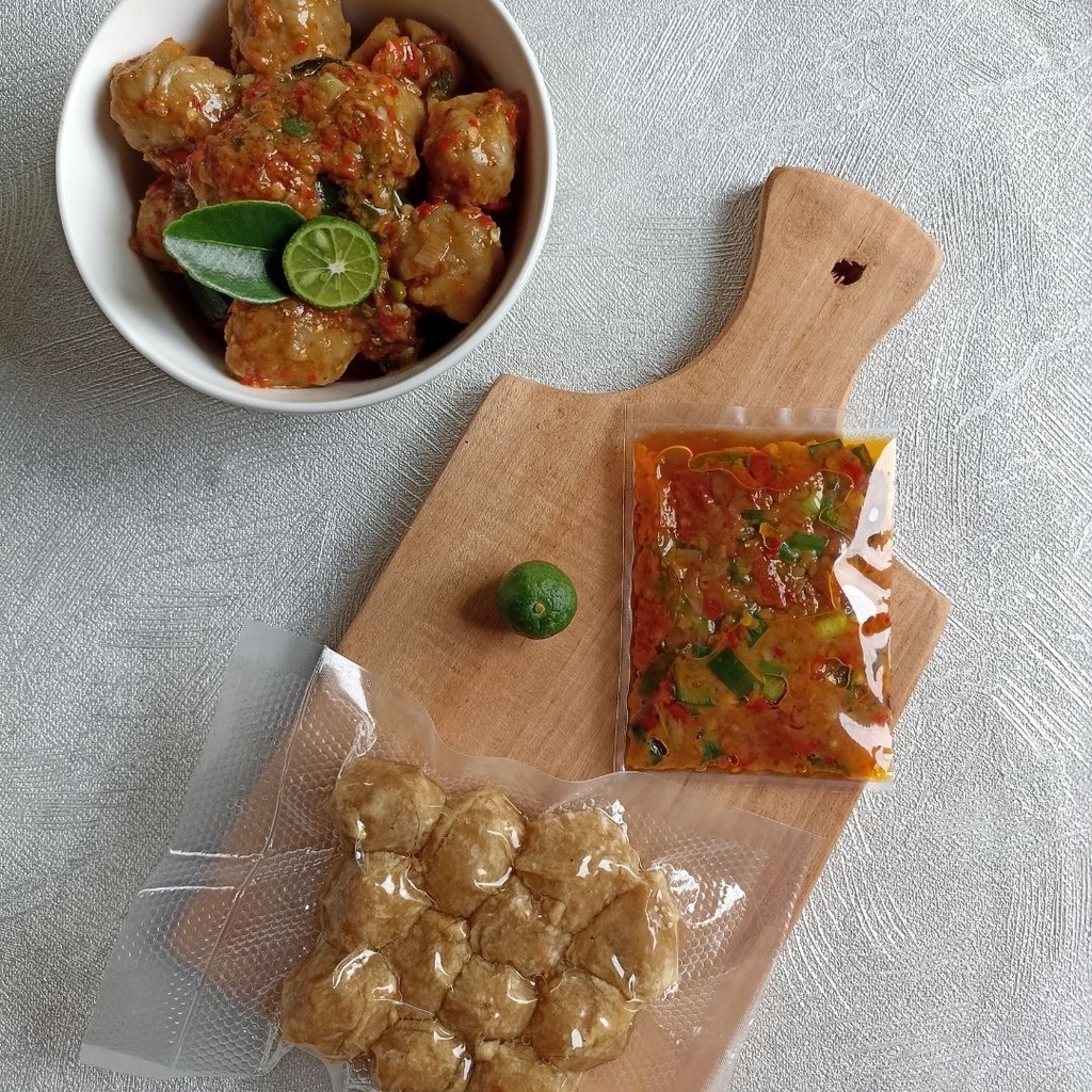 

Baso Pentol bumbu sambal gaplok
