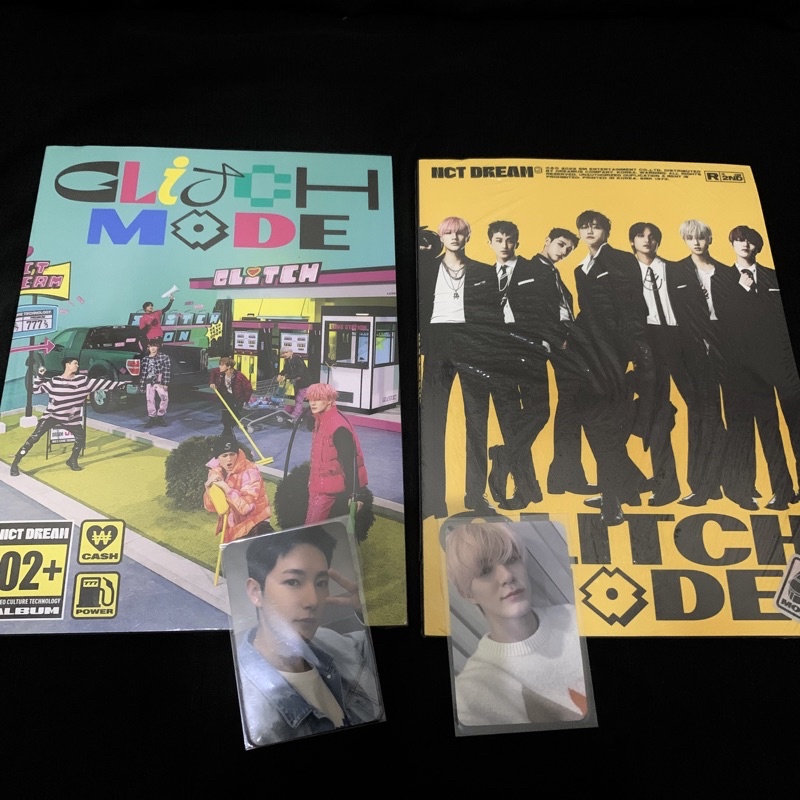 NCT DREAM GLITCH MODE PHOTOBOOK ALBUM STRATCH BENEFIT YGM JENO RENJUN PHOTOCARD