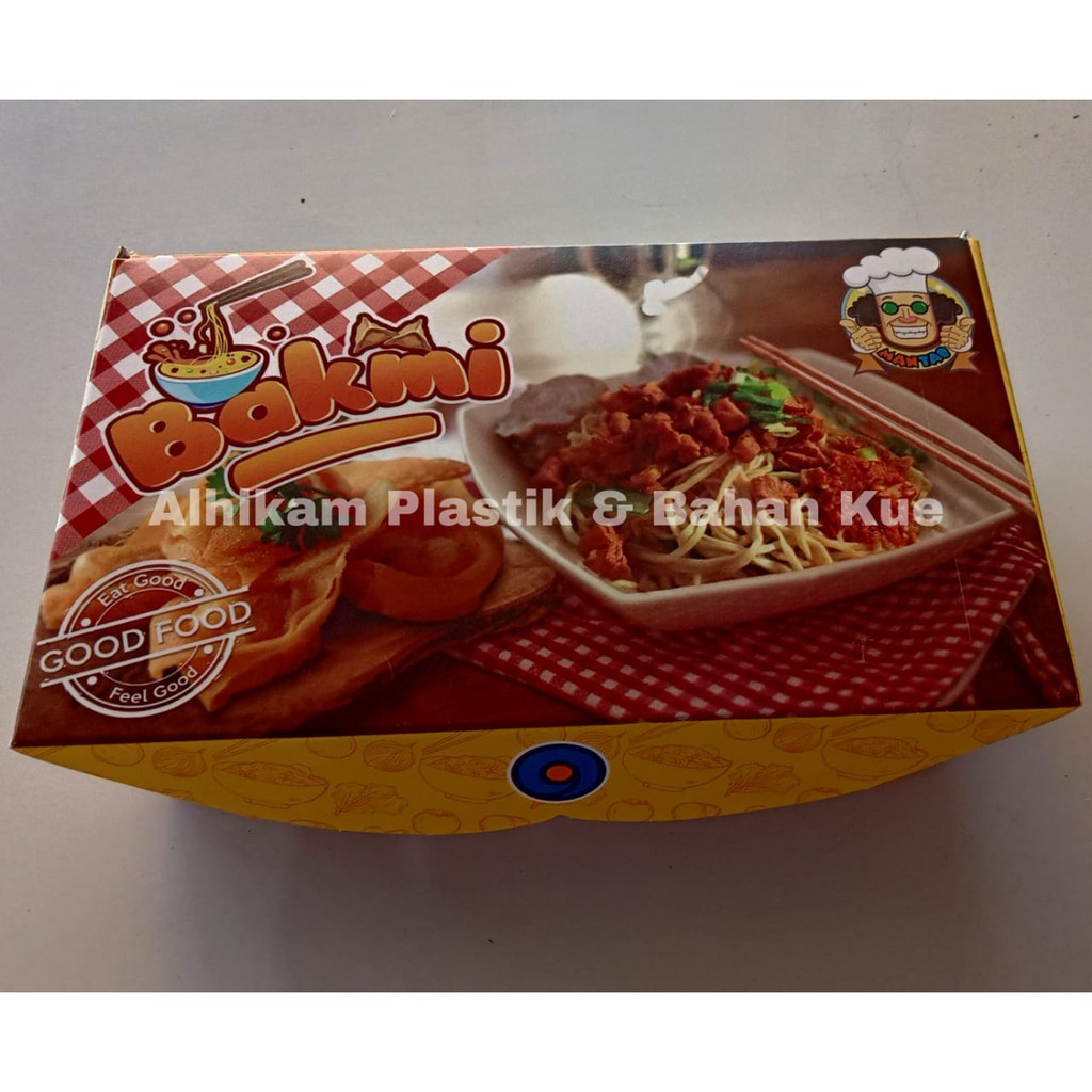 Paper Lunch Box Mie Bakmie  (M) (isi 50pcs)