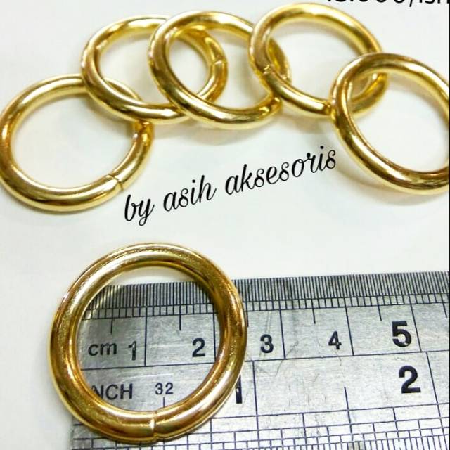 Ring bulat 2cm ( RB 2/5 )mas muda