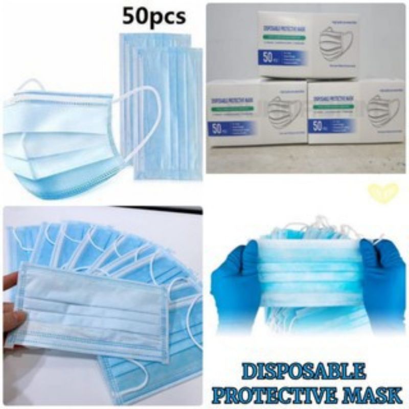 ❤️ TERMURAH ❤️MASKER MEDIS ISI 50,MASKER MEDIS 1BOX,MASKER EARLOOP