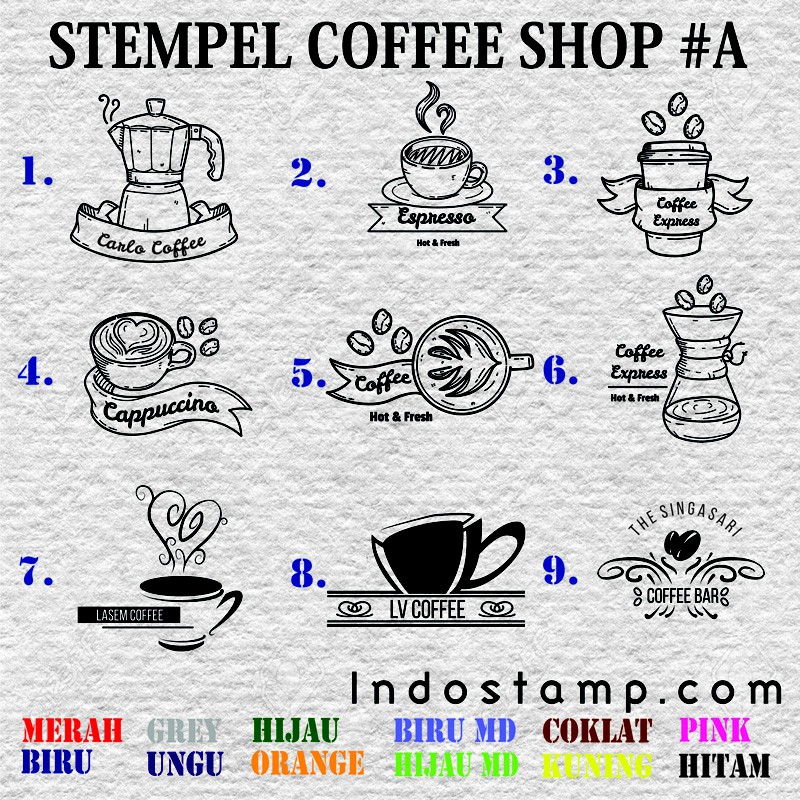 stempel logo coffee shop warung kopi cafe gofood grabfood stamp