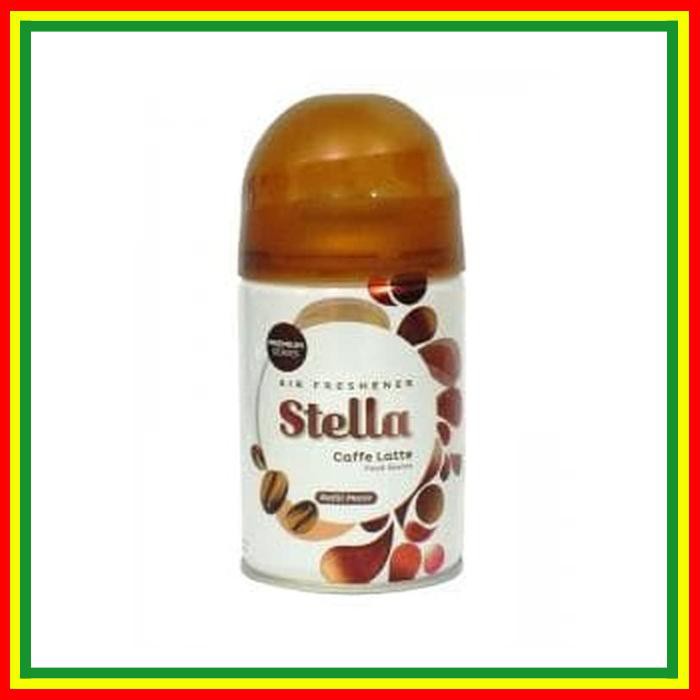 pengharum ruangan stella matic refill 225 ml rasa kopi / coffee latte