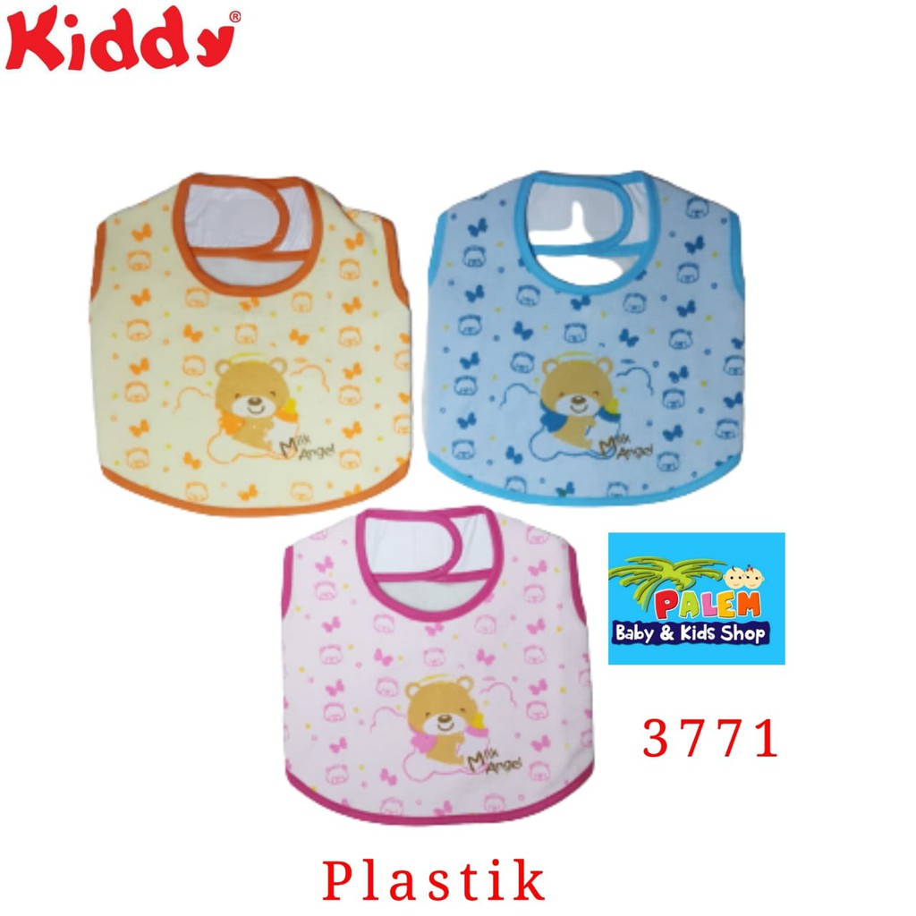 Kiddy Slaber Plastik Bayi Tatak iler /celemek makan / liur