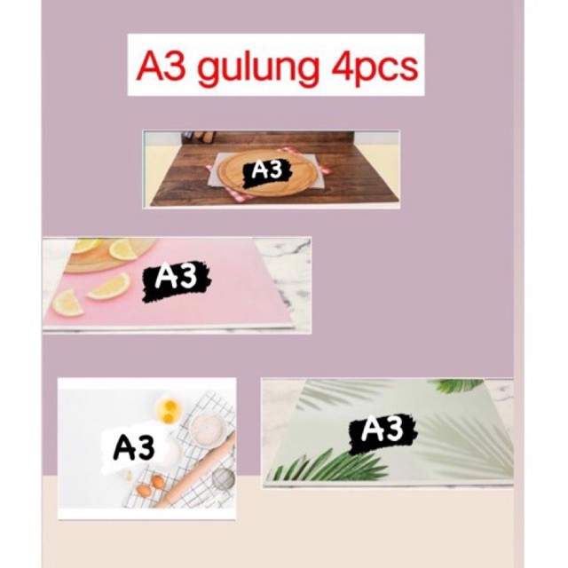 

1 Set A3 Gulung