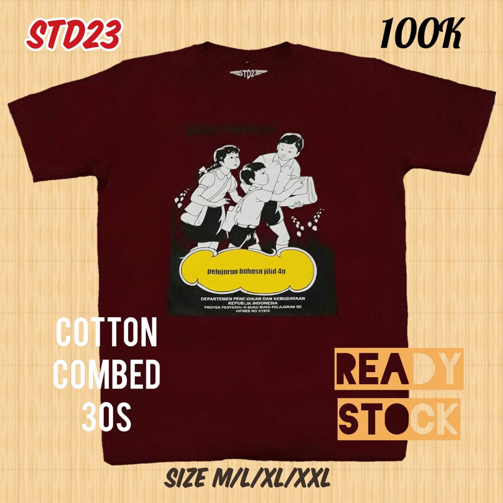 TSHIRT BUKU BAHASA INDONESIA KUALITAS PREMIUM KAOS BUKU JADUL