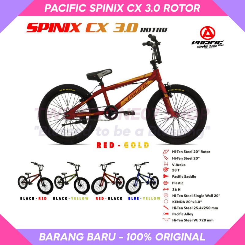 Sepeda Anak Laki BMX 20 Inch Pacific Spinix CX 3.0 Rotor