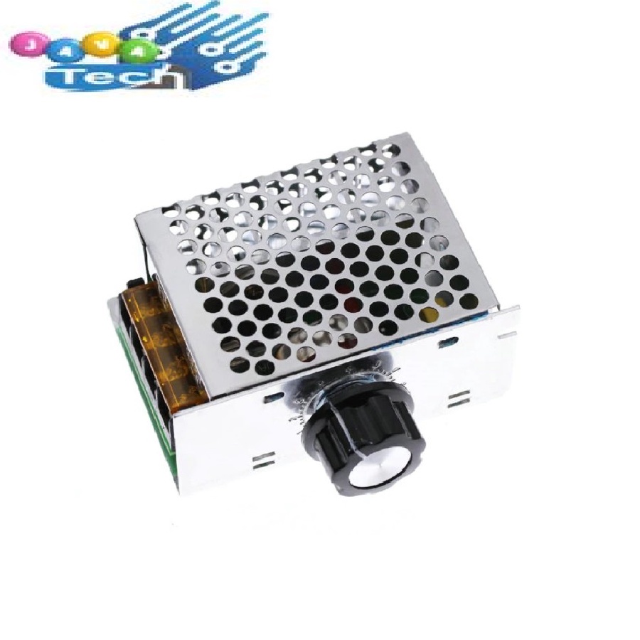 Dimmer SCR 4000W AC220V dengan Casing Pengatur Lampu Kecepatan Pemanas