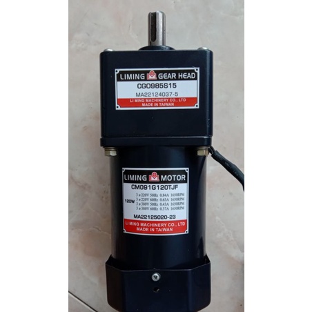 Ac Motor Gearbok LIMING 220V ~ 230V Ratio 1 : 15