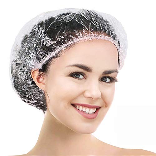 Penutup Rambut Kepala Plastik Mandi Pelindung Cat Rambut Shower cup