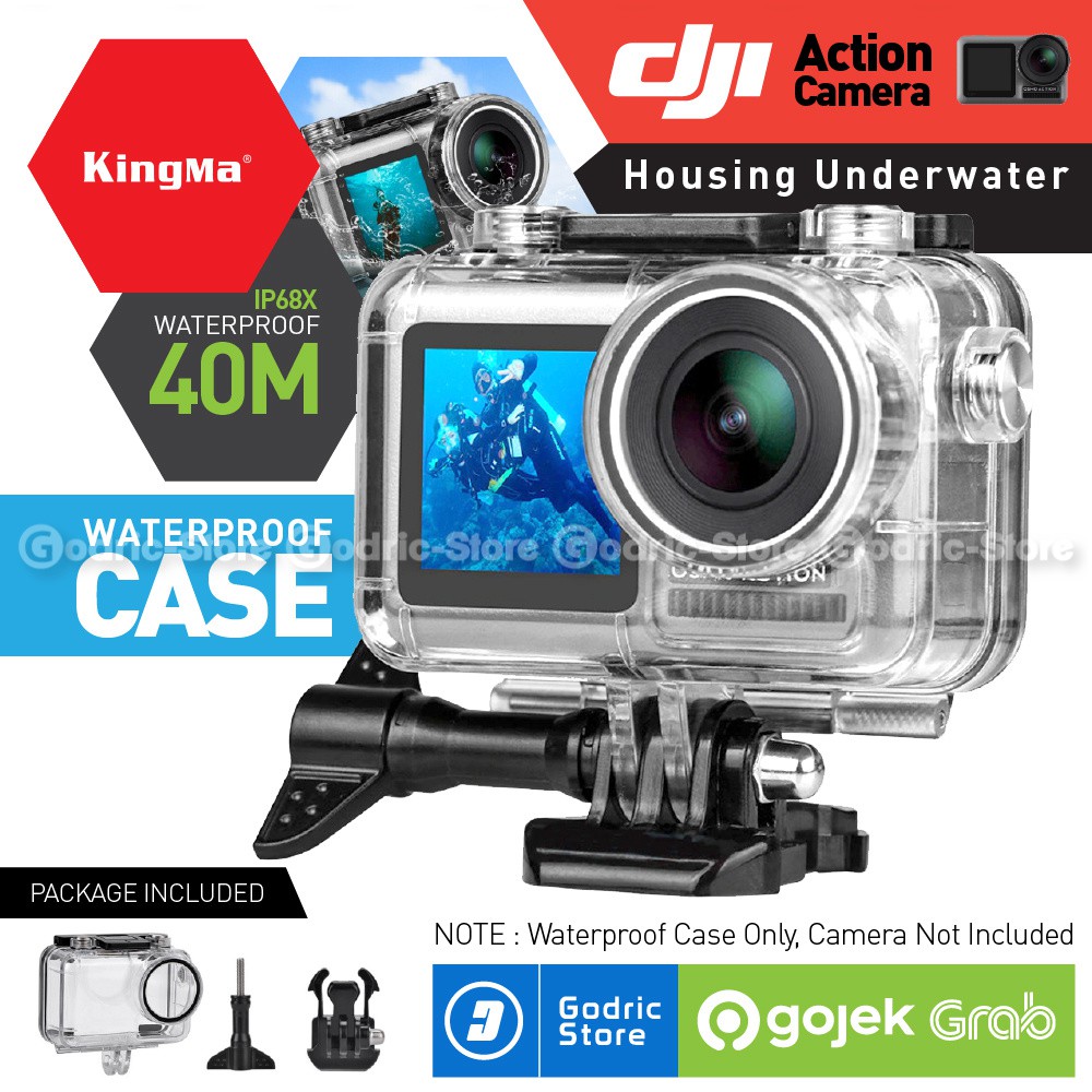 Jual KINGMA Original Waterproof Case 40M for DJI OSMO ACTION CAMERA