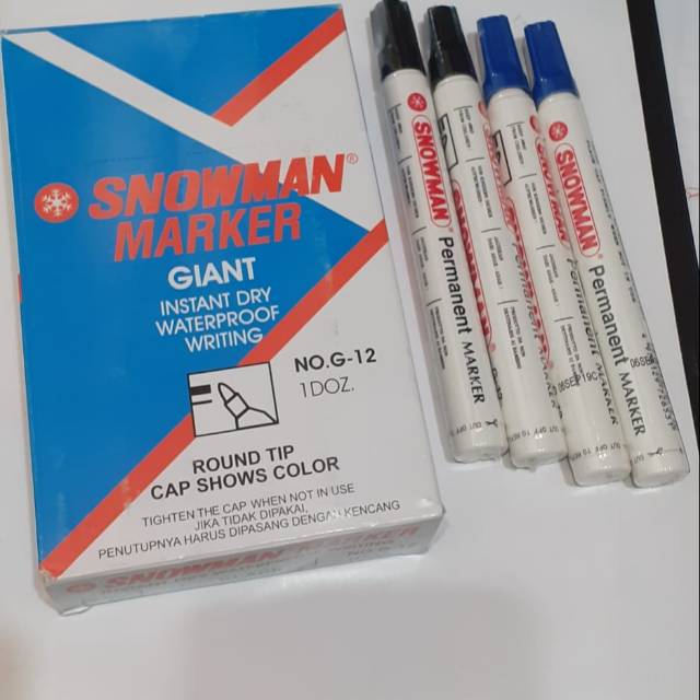 

Spidol Marker Snowman ( Spidol Permanent)