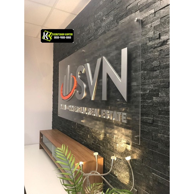 Jual Jual Papan Nama Perusahaan Logo Kantor Signage Acrylic 5mm Akrilik Shopee Indonesia