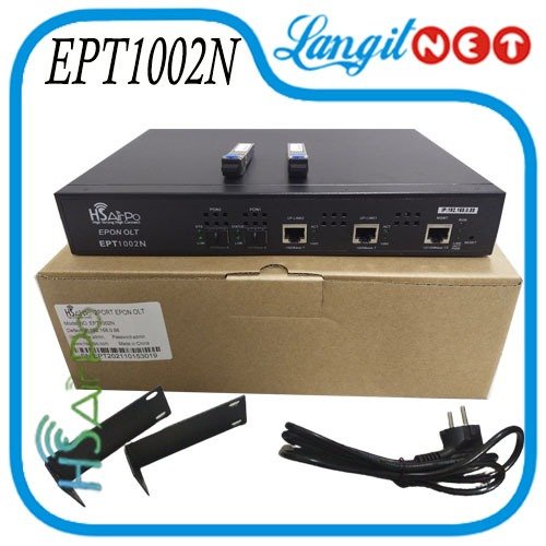 HSAIRPO EPT1002N EPON OLT 2PON EPON OLT 2SFP PON ports with 2 PX20xxx SFP RJ45 UPLINK PORT