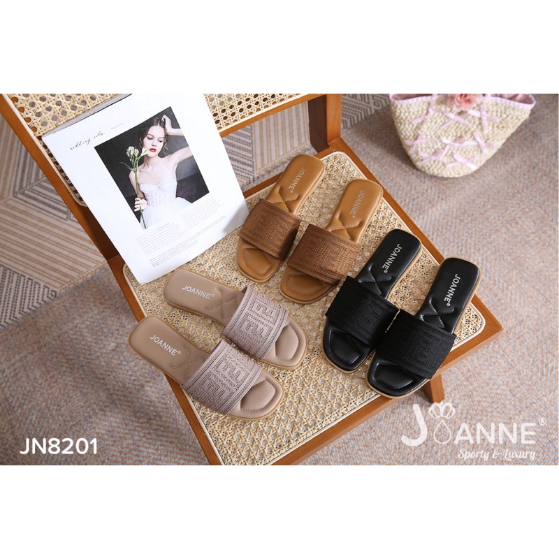 RESTOCK! [ORIGINAL] JOANNE Slide Slipper Sandals Sepatu Wanita #JN8201